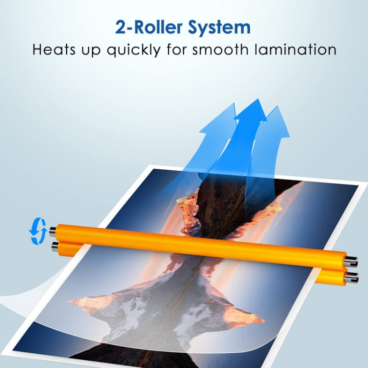 FN333 A4 Photo Laminating Machine With Hot And Cold Mode, Size: Set 3(UK Plug) - free shipping - PMC Jewellery - Order now!