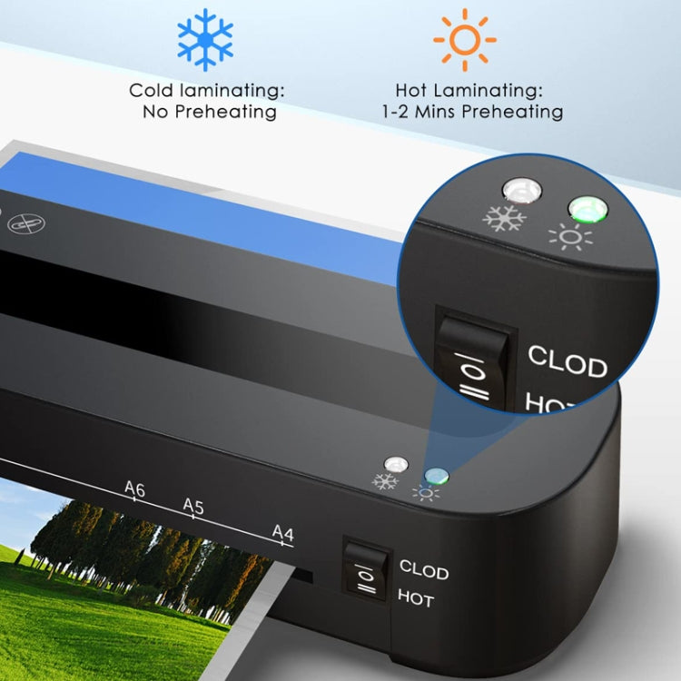 FN333 A4 Photo Laminating Machine With Hot And Cold Mode, Size: Set 3(UK Plug) - free shipping - PMC Jewellery - Order now!