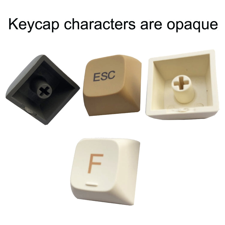 Plastic 128 Keys Sublimation Mechanical Keyboard PBT Keycaps - Silicone / Sticker by PMC Jewellery | Online Shopping South Africa | PMC Jewellery | Buy Now Pay Later Mobicred