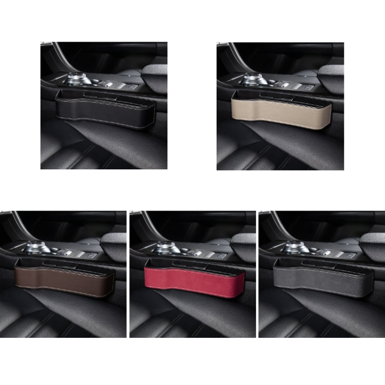 Car Crevice Storage Box Seat Decoration Finishing Box, Color: Black Leather Co-pilot - Stowing Tidying by PMC Jewellery | Online Shopping South Africa | PMC Jewellery