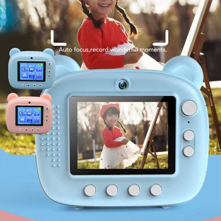 Children Instant Print Camera 1080P 2.4-Inch IPS Screen Dual Lens Photography Camera(Blue) - Children Cameras by PMC Jewellery | Online Shopping South Africa | PMC Jewellery | Buy Now Pay Later Mobicred