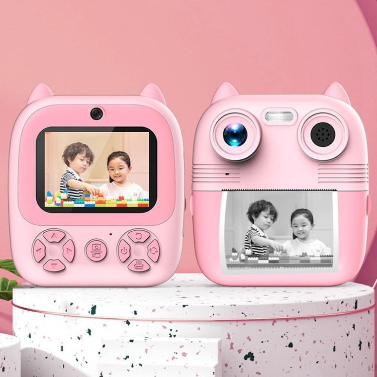 1080P Instant Print Camera 2.8-inch IPS Screen Front and Rear Dual Lens Kids Camera, Spec: Pink - Children Cameras by PMC Jewellery | Online Shopping South Africa | PMC Jewellery | Buy Now Pay Later Mobicred