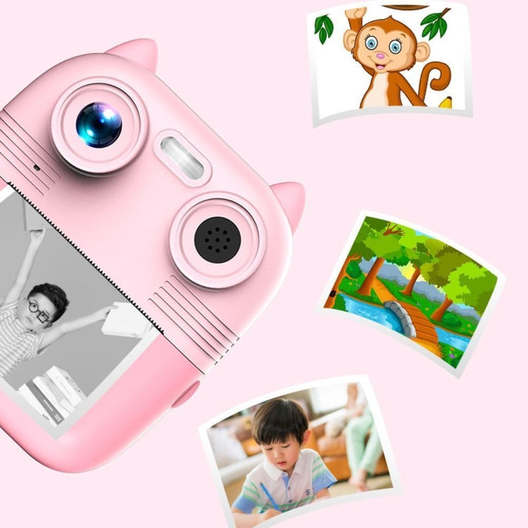 1080P Instant Print Camera 2.8-inch IPS Screen Front and Rear Dual Lens Kids Camera, Spec: Pink - free shipping - PMC Jewellery - Order now!