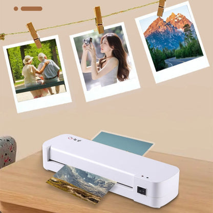 A4 Hot Cold Laminator Machine Photo Documents Hot Lamination UK Plug - Photo Film Covering Machine by PMC Jewellery | Online Shopping South Africa | PMC Jewellery | Buy Now Pay Later Mobicred