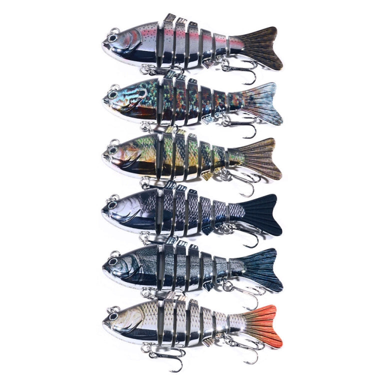 HENGJIA 10cm 24g Bionic Multi-Section Fish Bait Plastic Electroplating Fake Bait(4) - Fishing Lures by HENGJIA | Online Shopping South Africa | PMC TechLife | Buy Now Pay Later Mobicred
