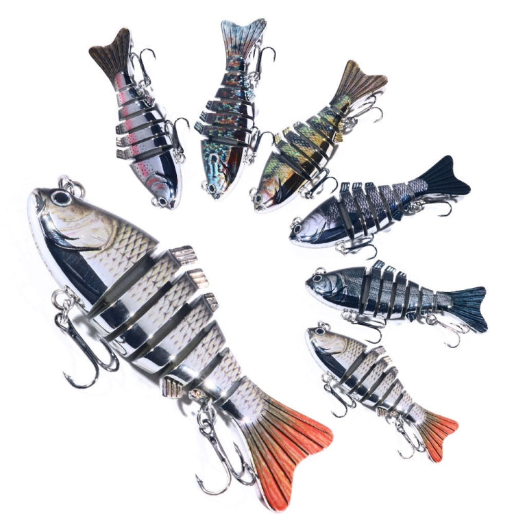 HENGJIA 10cm 24g Bionic Multi-Section Fish Bait Plastic Electroplating Fake Bait(3) - Fishing Lures by HENGJIA | Online Shopping South Africa | PMC TechLife | Buy Now Pay Later Mobicred