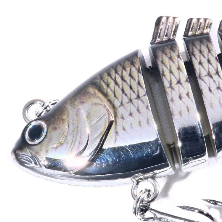 HENGJIA 10cm 24g Bionic Multi-Section Fish Bait Plastic Electroplating Fake Bait(4) - Fishing Lures by HENGJIA | Online Shopping South Africa | PMC TechLife | Buy Now Pay Later Mobicred