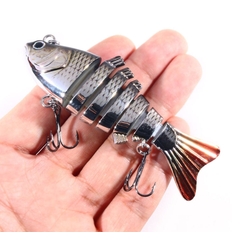 HENGJIA 10cm 24g Bionic Multi-Section Fish Bait Plastic Electroplating Fake Bait(3) - Fishing Lures by HENGJIA | Online Shopping South Africa | PMC TechLife | Buy Now Pay Later Mobicred