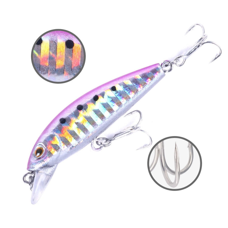 HENGJIA 5.5cm 6.6g Mino Luya Fake Bait Long Casting Sinking Bionic Lure(4) - Fishing Lures by HENGJIA | Online Shopping South Africa | PMC TechLife | Buy Now Pay Later Mobicred