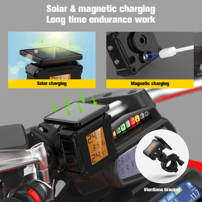 M8 Solar Motorcycle Tire Pressure Monitor Color Screen High Precision Sensor - Tire Pressure Gauges by PMC Jewellery | Online Shopping South Africa | PMC Jewellery