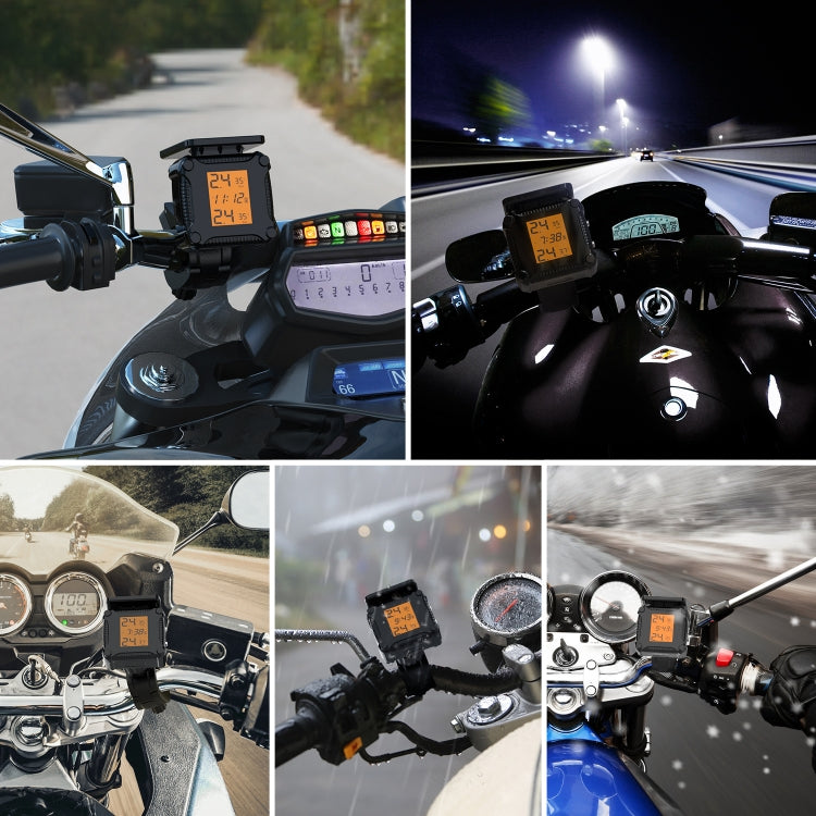 M8 Solar Motorcycle Tire Pressure Monitor Color Screen High Precision Sensor - Tire Pressure Gauges by PMC Jewellery | Online Shopping South Africa | PMC Jewellery