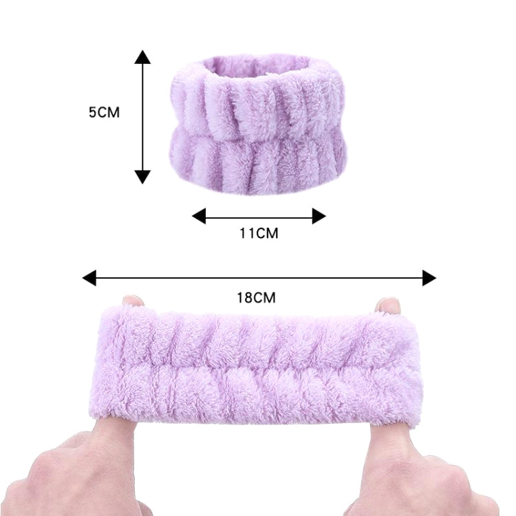 6pcs Washing Anti-Humidity Washing Face Wrist Strap Sports Sweat-Wiping Bracelet Sweat-Absorbing Sleeve(Gray) - free shipping - PMC TechLife - Order now!