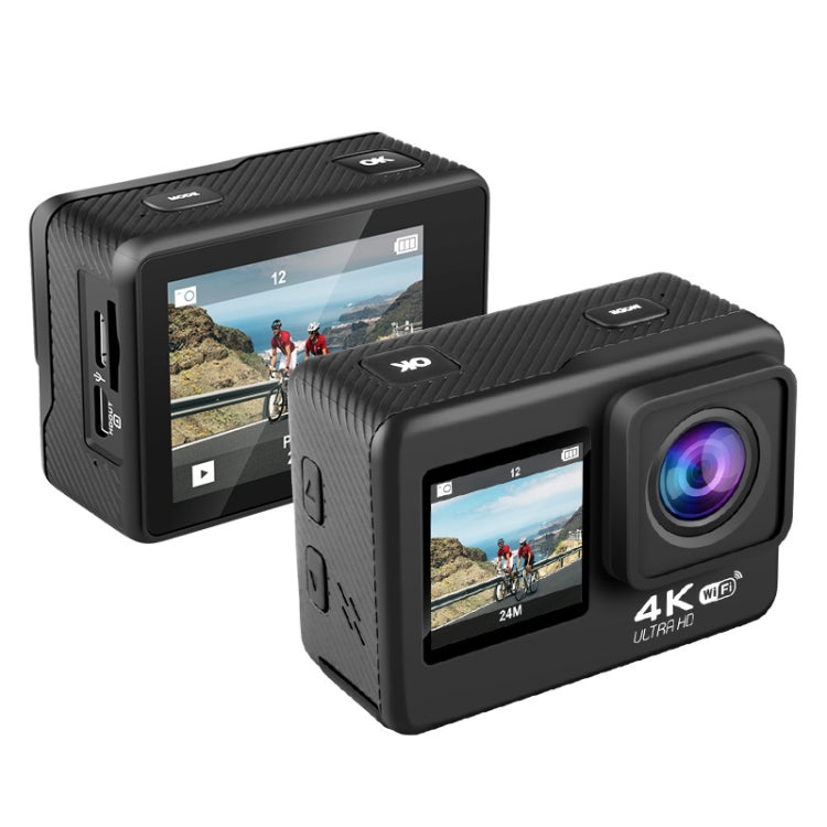 WIFI Color Dual-Screen HD 4K Anti-Shake Video Outdoor Waterproof Sports Camera(AT-Q60AR) - Other Camera by PMC Jewellery | Online Shopping South Africa | PMC Jewellery | Buy Now Pay Later Mobicred