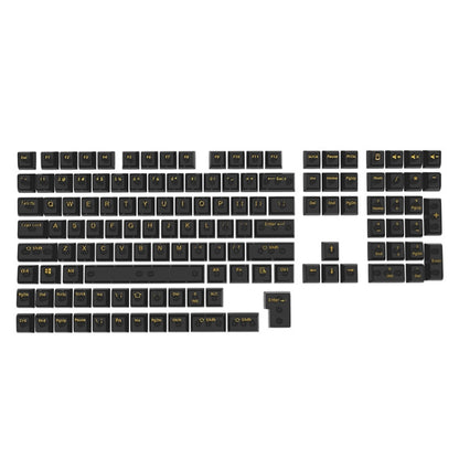 130 Keys MDA Height Mechanical Keyboard Transparent Keycap(Black Transparent) - Other by PMC Jewellery | Online Shopping South Africa | PMC Jewellery | Buy Now Pay Later Mobicred