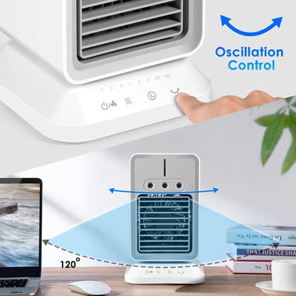 2000 mAh USB Mini Desktop Spray Humidification Cooling Fan Home Air Conditioner Fan Cooler - Electric Fans by PMC Jewellery | Online Shopping South Africa | PMC Jewellery | Buy Now Pay Later Mobicred