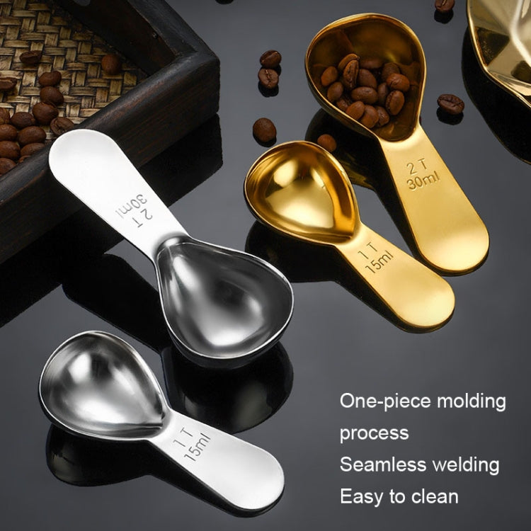 30ml 304 Stainless Steel Thickened Coffee Spoon With Scale Measuring Bean Spoon, Color: Colorful - free shipping - PMC TechLife - Order now!