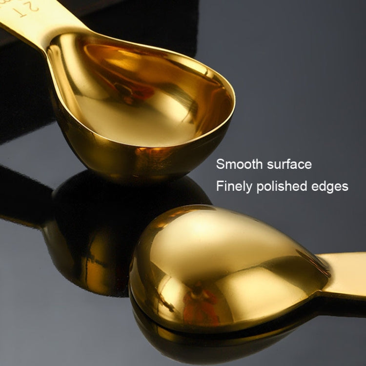 30ml 304 Stainless Steel Thickened Coffee Spoon With Scale Measuring Bean Spoon, Color: Colorful - free shipping - PMC TechLife - Order now!