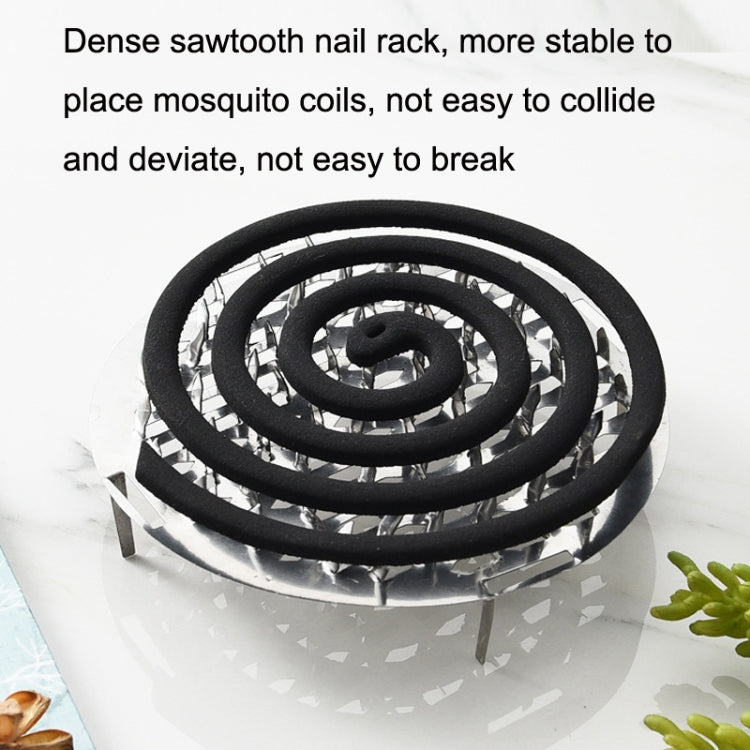 Stainless Steel Mosquito Incense Tray Holder Household Fireproof Mosquito Incense Box With Cover(As Show) - Mosquito Coil Tray by PMC Jewellery | Online Shopping South Africa | PMC Jewellery