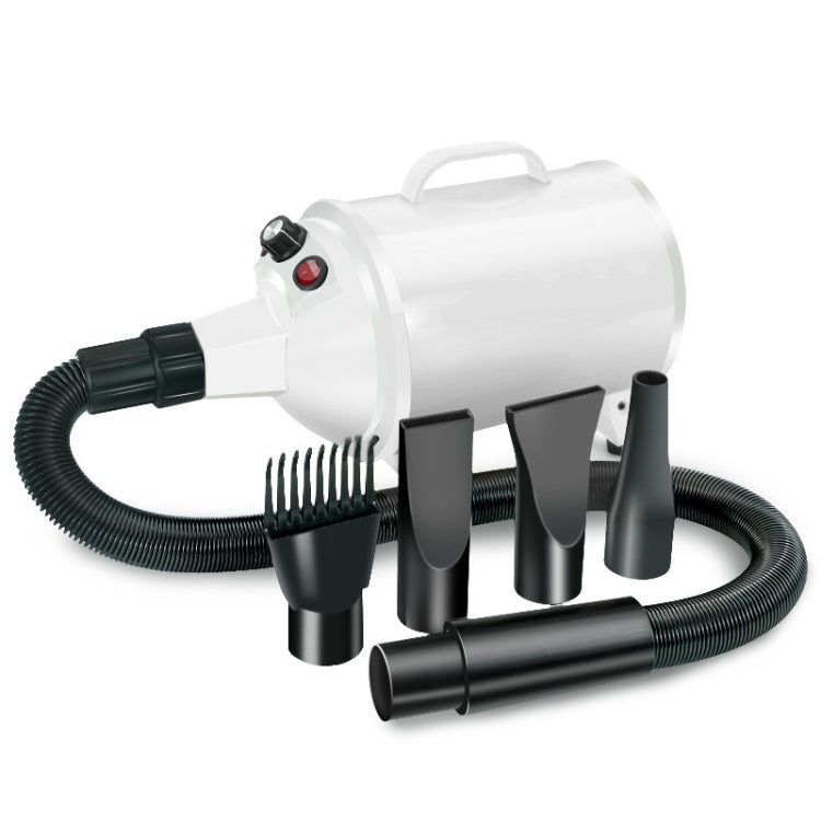 2100W Dog Dryer Stepless Speed Pet Hair Blaster Pet Water Blower 220V UK Plug(Pure White) - Grooming by PMC TechLife | Online Shopping South Africa | PMC TechLife | Buy Now Pay Later Mobicred
