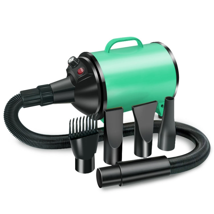 2100W Dog Dryer Stepless Speed Pet Hair Blaster Pet Water Blower 220V UK Plug(Green Black) - Blower & Drying by PMC TechLife | Online Shopping South Africa | PMC TechLife | Buy Now Pay Later Mobicred