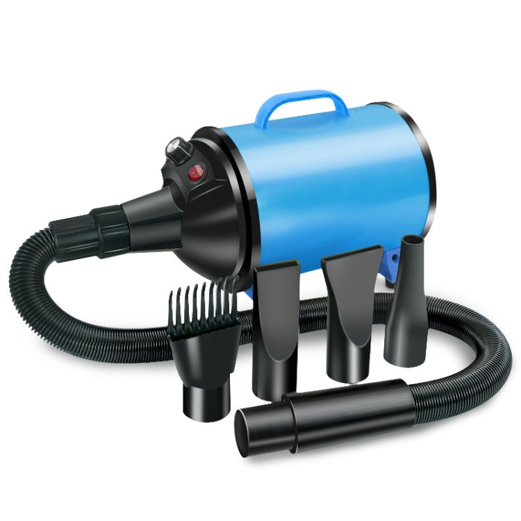 2100W Dog Dryer Stepless Speed Pet Hair Blaster Pet Water Blower 110V US Plug(Black and Blue) - Blower & Drying by PMC TechLife | Online Shopping South Africa | PMC TechLife | Buy Now Pay Later Mobicred