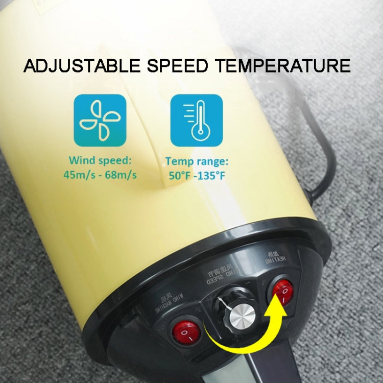 2100W Dog Dryer Stepless Speed Pet Hair Blaster Pet Water Blower 220V UK Plug(Black and Blue) - Grooming by PMC TechLife | Online Shopping South Africa | PMC TechLife | Buy Now Pay Later Mobicred