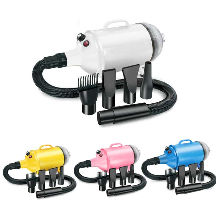2100W Dog Dryer Stepless Speed Pet Hair Blaster With Vacuum Cleaner 220V UK Plug(Pure Pink) - free shipping - PMC TechLife - Order now!