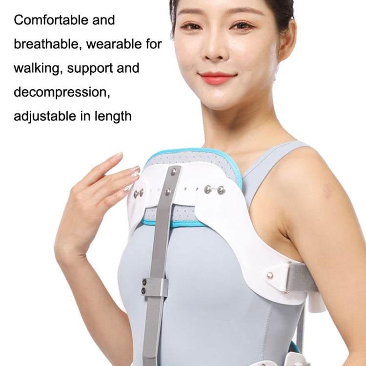 Free Code Summer Breathable Thoracic and Lumbar Spine Fixation Brace Compressive Spinal Postoperative Fixator(White) - Corrector by PMC Jewellery | Online Shopping South Africa | PMC Jewellery