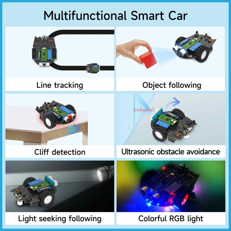 Yahboom Python Programming Smart Car Development Board Kit For Raspberry Pi Pico(Pico Robot) - Robotics Accessories by Yahboom | Online Shopping South Africa | PMC Jewellery | Buy Now Pay Later Mobicred