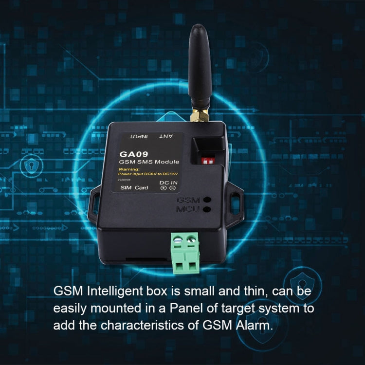 GA09 Mini 8 CH Home Security Wireless GSM SMS Alarm Module - Module by PMC Jewellery | Online Shopping South Africa | PMC Jewellery