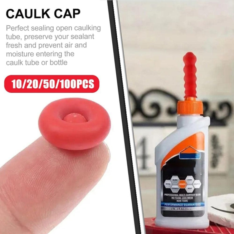 100pcs Glass Glue Nozzle Sealing Cap Leak-proof Sleeve Glass Glue Nozzle Protective Sleeve - Others by PMc TechLife | Online Shopping South Africa | PMc TechLife | Buy Now Pay Later Mobicred