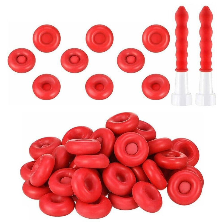 50pcs Glass Glue Nozzle Sealing Cap Leak-proof Sleeve Glass Glue Nozzle Protective Sleeve - Others by PMc TechLife | Online Shopping South Africa | PMc TechLife | Buy Now Pay Later Mobicred
