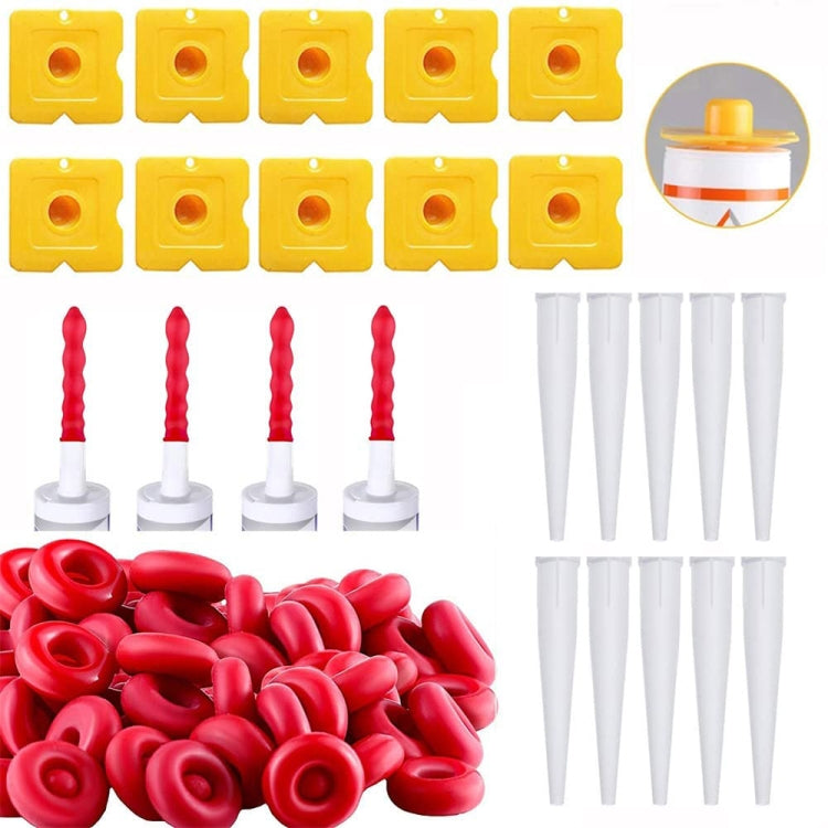 50pcs Glass Glue Nozzle Sealing Cap Leak-proof Sleeve Glass Glue Nozzle Protective Sleeve - Others by PMc TechLife | Online Shopping South Africa | PMc TechLife | Buy Now Pay Later Mobicred