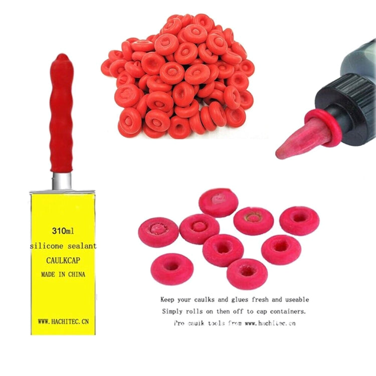 100pcs Glass Glue Nozzle Sealing Cap Leak-proof Sleeve Glass Glue Nozzle Protective Sleeve - Others by PMc TechLife | Online Shopping South Africa | PMc TechLife | Buy Now Pay Later Mobicred