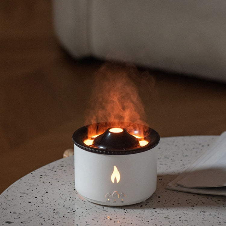 Volcanic Essential Oil Aroma Diffuser Ultrasonic Air Humidifier, Model: Monochrome(EU Plug) - free shipping - PMC TechLife - Order now!