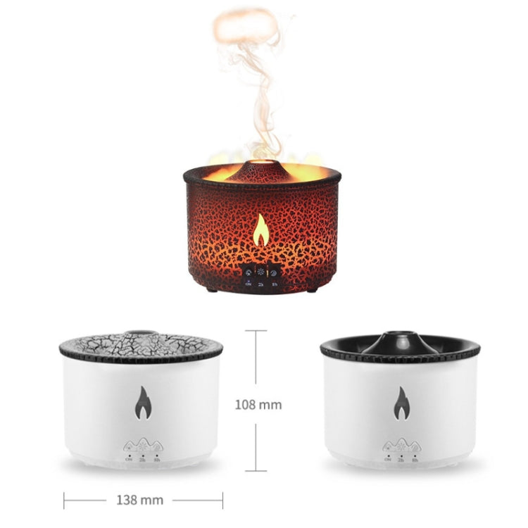 Volcanic Essential Oil Aroma Diffuser Ultrasonic Air Humidifier, Model: Full Split Remote Control(UK Plug) - free shipping - PMC TechLife - Order now!