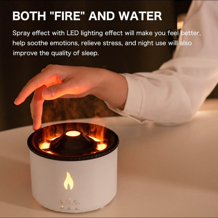 Volcanic Essential Oil Aroma Diffuser Ultrasonic Air Humidifier, Model: Full Split Remote Control(EU Plug) - free shipping - PMC TechLife - Order now!