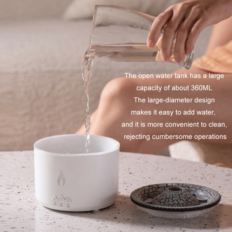 Volcanic Essential Oil Aroma Diffuser Ultrasonic Air Humidifier, Model: Monochrome(UK Plug) - free shipping - PMC TechLife - Order now!