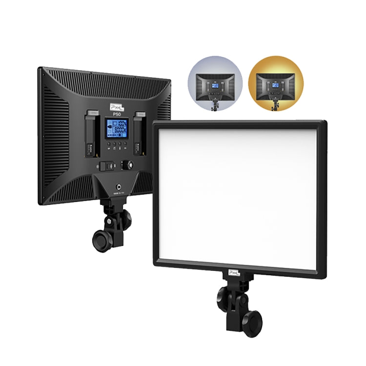 Pixel P50 Dual Color Temperature Flat Panel Fill Light 45W Soft Outdoor Shooting Fill Light For Straight Photography(Lamp+AU Plug Adapter) - free shipping - PMC TechLife - Order now!