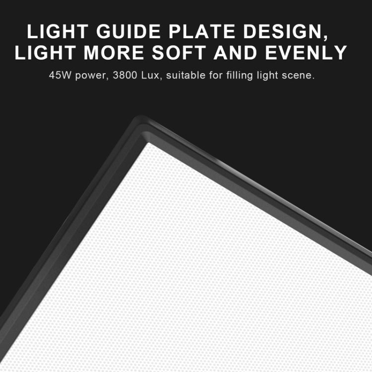 Pixel P50 Dual Color Temperature Flat Panel Fill Light 45W Soft Outdoor Shooting Fill Light For Straight Photography(Lamp+AU Plug Adapter) - free shipping - PMC TechLife - Order now!