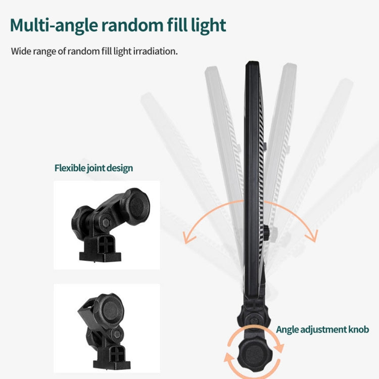 Pixel P50 Dual Color Temperature Flat Panel Fill Light 45W Soft Outdoor Shooting Fill Light For Straight Photography(Lamp+US Plug Adapter) - free shipping - PMC TechLife - Order now!