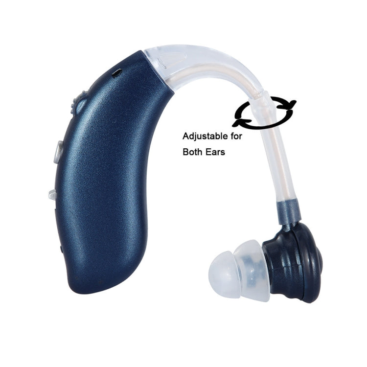 USB Charging Earhook Noise Reduction Hearing Aid Sound Amplifier(Silver) - Hearing Aids by PMC TechLife | Online Shopping South Africa | PMC TechLife | Buy Now Pay Later Mobicred