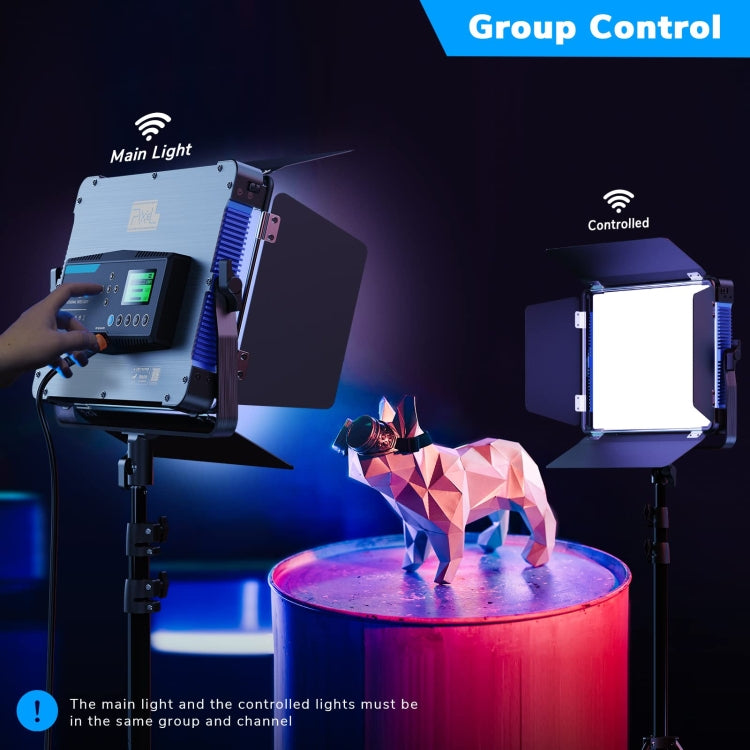 Pixel P80 60W 2600-10000K 542 LEDs Photography Fill Light Support Mobile APP Remote Control,US Plug - free shipping - PMC TechLife - Order now!