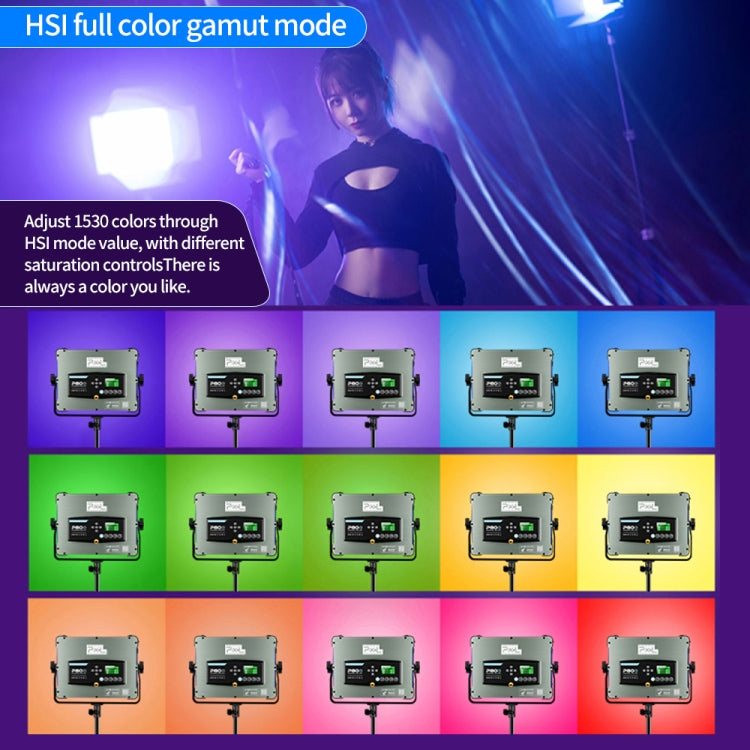 Pixel P80 60W 2600-10000K 542 LEDs Photography Fill Light Support Mobile APP Remote Control,UK Plug - free shipping - PMC TechLife - Order now!