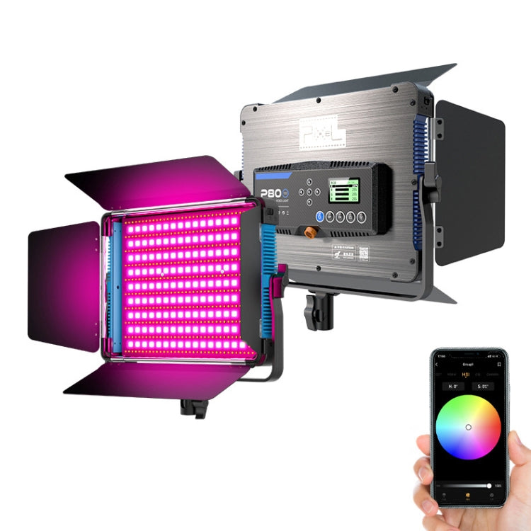 Pixel P80 60W 2600-10000K 542 LEDs Photography Fill Light Support Mobile APP Remote Control,US Plug - free shipping - PMC TechLife - Order now!