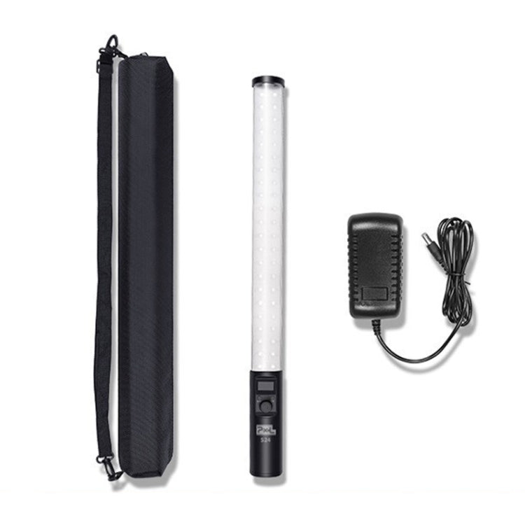 Pixel S24 RGB Fill Light Rod Handheld Portable Color Icelet Outdoor Videos Live Broadcast Studio Camera Stick Lamp(Standard Set+US Plug Adapter) - free shipping - PMC TechLife - Order now!