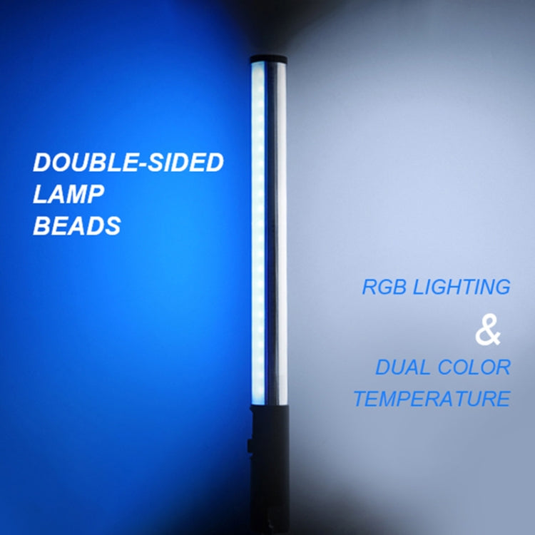 Pixel S24 RGB Fill Light Rod Handheld Portable Color Icelet Outdoor Videos Live Broadcast Studio Camera Stick Lamp(Standard Set+US Plug Adapter) - free shipping - PMC TechLife - Order now!