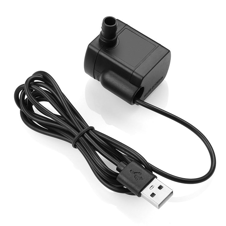 1.5m Micro USB DC Silent Brushless Water Pump(Black) - Pumps by PMC Jewellery | Online Shopping South Africa | PMC Jewellery