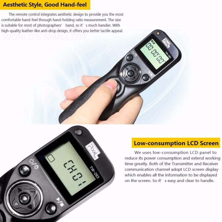 For Sony S1 Pixel TW283 Shutter Wireless Delay Remote Control SLR Shutter Flasher - free shipping - PMC TechLife - Order now!