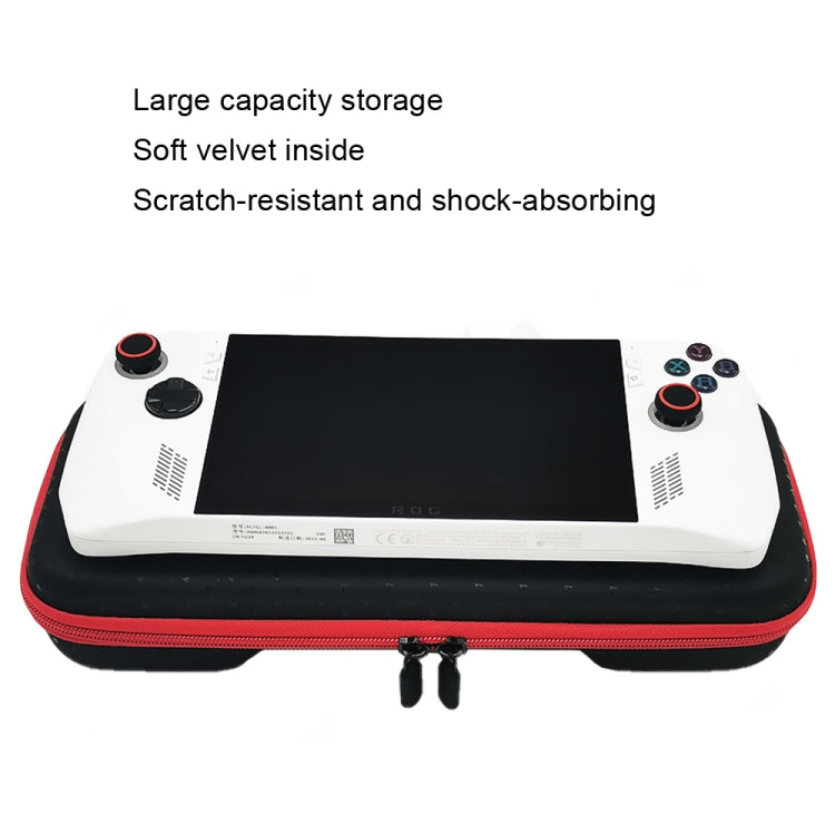 For ASUS ROG Ally Game Console Portable PU Waterproof Storage Box(Red) - Accessories by PMC TechLife | Online Shopping South Africa | PMC TechLife | Buy Now Pay Later Mobicred